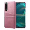 Miniatyrbillede 1 af 2: Dual Card case Sony Xperia 5 III - Rødguld Pink