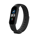 Miniatyrbillede 1 af 2: Xiaomi Mi Band 5 holdbart urrem - Sort Black