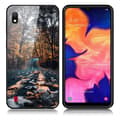 Miniatyrbilde 1 av 2: Fantasy Samsung Galaxy A10 deksel - Forest Road Multicolor