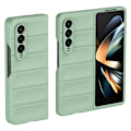 Miniatyrbillede 1 af 2: Blødt grebsformet cover til Samsung Galaxy Z Fold3 5G - Grøn Green