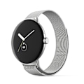 Pikkukuva 4 / 4: Google Pixel Watch ruostumattomasta teräksestä valmistettu ranneke - Hopea Silver grey