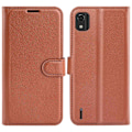 Miniatyrbillede 1 af 2: Klassisk Nokia C2 2nd Edition flip etui - Brun Brown