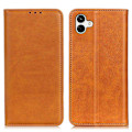 Miniatyrbillede 1 af 6: Flip Etui med Pung i Ægte Læder til Samsung Galaxy A04 - Brun Brown
