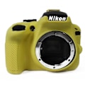 Pikkukuva 1 / 2: Nikon D3400 DSLR Pehmeä Silikooni Suojakuori Kameralle - Keltainen Yellow