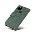 Miniatyrbillede 2 af 2: Tekstureret Google Pixel 5a læderetui med rem - Grøn Green
