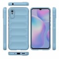 Miniatyrbild 2 av 2: Mjukt greppformat Xiaomi Redmi 9A skal - Blå Blå