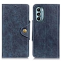 Miniatyrbillede 1 af 2: Alpha Motorola Moto G Stylus 5G (2022) læder flip etui - Blå Blue