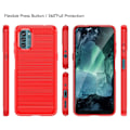 Pikkukuva 2 / 2: Carbon Flex Nokia G11 / Nokia G21 kotelot - Punainen Red