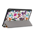 Pikkukuva 4 / 6: Amazon Fire 8 HD (2022) kuvio kolminkertainen nahkakotelo - Perhoset Multicolor