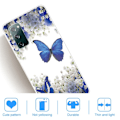 Miniatyrbild 2 av 2: Butterfly läder Samsung Galaxy S20 FE 5G / Samsung Galaxy S20 FE fodral - Blå Blå