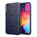 Miniatyrbild 1 av 2: Samsung Galaxy A50 robust fyrkantigt rutnätsfodral - Blå Blå