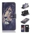 Miniatyrbillede 1 af 2: Samsung Galaxy S9 mønstret PU læder flip etui - Desperat løve Multicolor