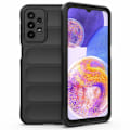 Miniatyrbillede 1 af 2: Blødt grebsformet cover til Samsung Galaxy A23 5G - Sort Black