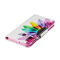 Pikkukuva 2 / 2: Wonderland Samsung Galaxy A40 flip kotelot - Värikäs Terälehdet Multicolor