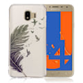Pikkukuva 1 / 2: Samsung Galaxy J4 (2018) kuvioinen printti ohut suojakotelo - Sulka Multicolor