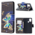Miniatyrbillede 1 af 2: Wonderland Samsung Galaxy A21s Flip Etui - Livlig Sommerfugl Multicolor