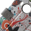 Pikkukuva 2 / 2: Moberg Microsoft Lumia 950 Xl Nahkakotelo - Perhos Ympyrät Multicolor