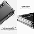 Pikkukuva 2 / 2: IMAK Turvatyynyn suojus Motorola Edge 20 Pro:lle - Läpinäkyvä Transparent