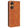Miniatyrbillede 2 af 2: Bofink Vintage Oppo Reno8 T Læder Etui - Brun Brown