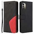 Miniatyrbillede 1 af 2: Tekstureret Læder Etui med Strop TilNokia G11 / G21 - Sort Black