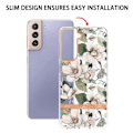 Miniatyrbillede 2 af 2: Supertyndt og slidstærkt softcover til Samsung Galaxy S21 Plus 5G - Grøn Gardenia Green