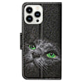 Miniatyrbillede 2 af 2: Wonderland iPhone 14 Pro flip etui - Kat Black