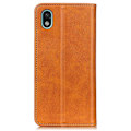Miniatyrbillede 2 af 2: Sony Xperia Ace III flip etui i ægte læder med pung – Brun Brown