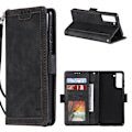 Miniatyrbillede 1 af 2: Surburbian Samsung Galaxy S21 Plus flip etui - sort Black