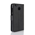 Miniatyrbillede 2 af 2: Xiaomi Redmi 4X Foldbart læder etui - Sort Black