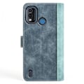 Pikkukuva 2 / 2: Kaksivärinen nahkainen läppäkotelo Nokia G11 Plus - Sininen Blue
