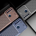 Pikkukuva 2 / 2: Carbon Shield Motorola One Fusion kotelot - Sininen Blue