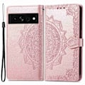 Miniatyrbild 1 av 2: Mandala läder Google Pixel 7 Pro fodral - Rosa Rosa
