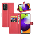 Pikkukuva 2 / 2: Classic Samsung Galaxy A52s 5G / A52 5g / A52 Läppäkotelo - Punainen Red