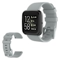 Miniatyrbild 1 av 2: Fitbit Versa 2 / Versa Lite silikon klockarmband - grå / Size: S Silvergrå