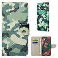 Miniatyrbillede 1 af 2: Wonderland Nokia X10 / X20 Flip etui - Camouflage Green