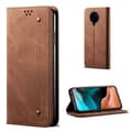 Jeans Xiaomi Redmi K30 Pro / Poco F2 Pro veske - Brun Brown