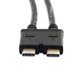 Miniatyrbilde 2 av 2: Universal Dual-kabel USB-C 3.1 Type C til USB 30.A kvinnelige OTG datakabel Black