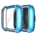 Fitbit Versa 2 elektropläteringsfodral - Blå Blå