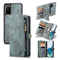 Pikkukuva 1 / 2: CaseMe Samsung Galaxy S20 Zipper Wallet kotelot - Sininen Blue