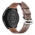 Miniatyrbild 1 av 2: 22 mm Universal klockarmband i äkta läder - Taupe Brun