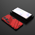 Pikkukuva 2 / 6: Shockproof Hybrid Suojakuori With A Modern Touch For Huawei Nova 9 Pro / Honor 50 Pro - Punainen Red