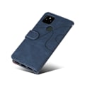 Pikkukuva 2 / 2: Teksturoitu nahkakotelo hihnalla Google Pixel 5a - Sininen Blue