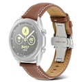 Miniatyrbild 1 av 2: 22 mm Universal elegant klockarmband i äkta läder - Brun Brun