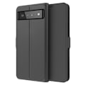 Pikkukuva 1 / 2: Sileä ja ohut premium-PU-nahkakotelo Google Pixel 6 Pro - Musta Black
