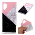 Miniatyrbilde 1 av 2: Marble Samsung Galaxy Note 10 Pro deksel - Rose / hvit / svart marmor Multicolor