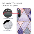 Miniatyrbild 2 av 2: Marmormotiv OnePlus Nord CE 5G skal - Trianglar Och Diamantmarmor multifärg