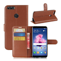 Miniatyrbillede 1 af 2: Huawei P Smart etui i læder med kortholder - Brun Brown