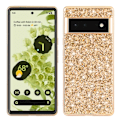 Miniatyrbild 1 av 2: Glitter Google Pixel 6 skal - Guld Guld