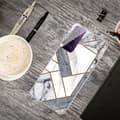 Miniatyrbillede 2 af 2: Marble Samsung Galaxy S21 FE Etui - Grå / Hvid Marmorkugle Tile Multicolor