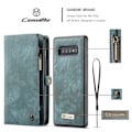 Miniatyrbild 2 av 2: CASEME Samsung Galaxy S10 multifunktionellt split läder fodral - Blå Blå